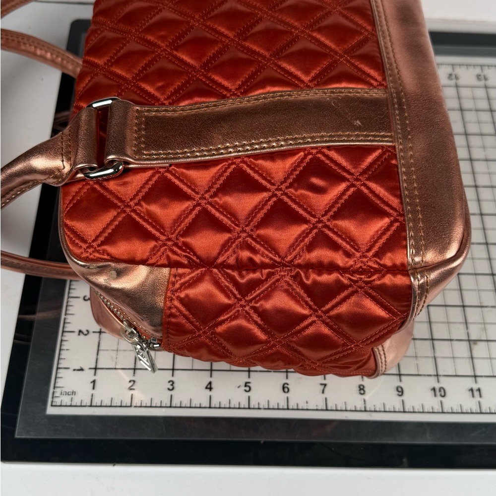 Marc by Marc Quilted Copper Orange Handbag. GOOD used - Picture 11 of 14